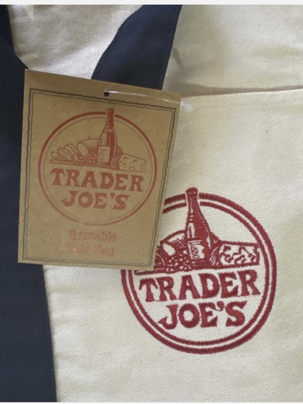 Latest thing- Trader Joe’s canvas bag NEW